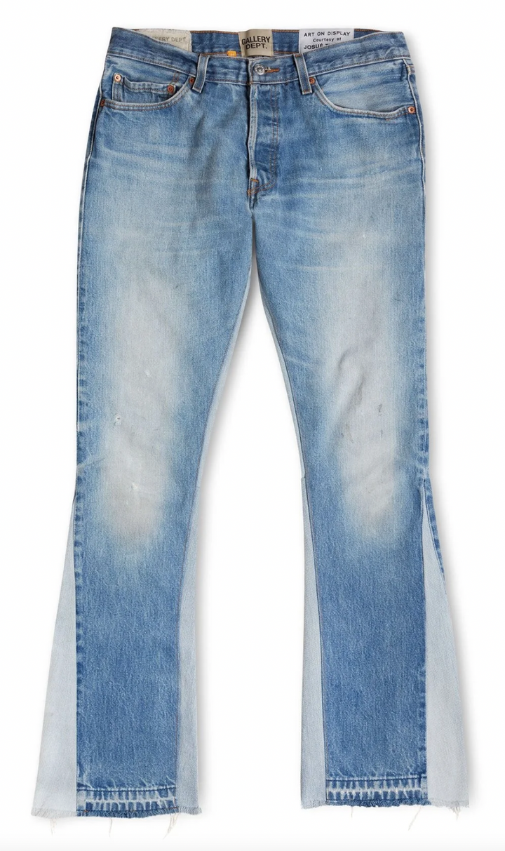 Gallery Dept. 'La Flare 90210' Light Washed Jeans
