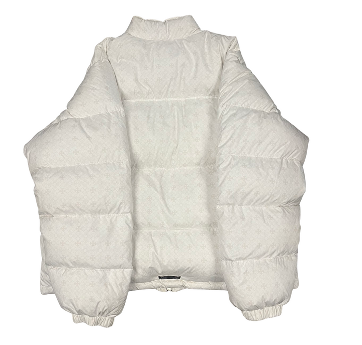 Chrome Hearts 'White Monogram' Puffer Jacket