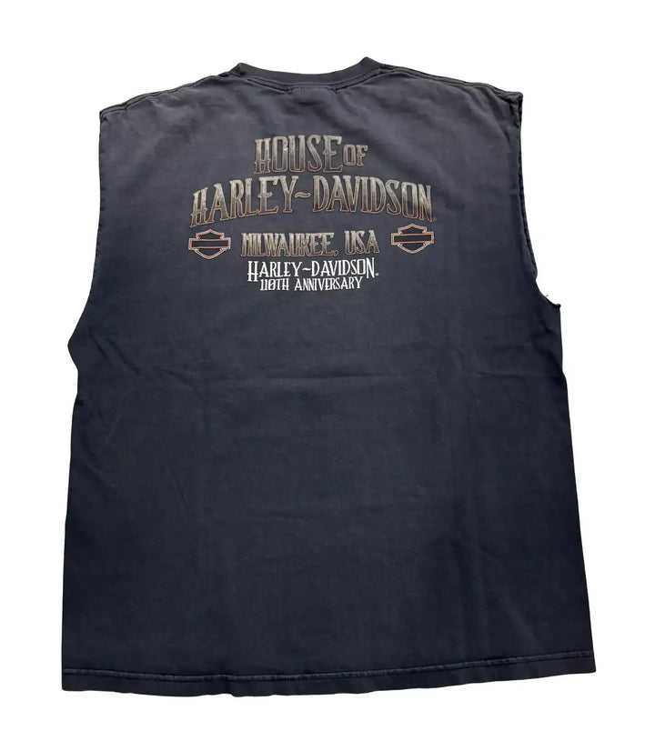 Harley Davidson 'House of Harley Davidson' Vintage Cut Off Tee