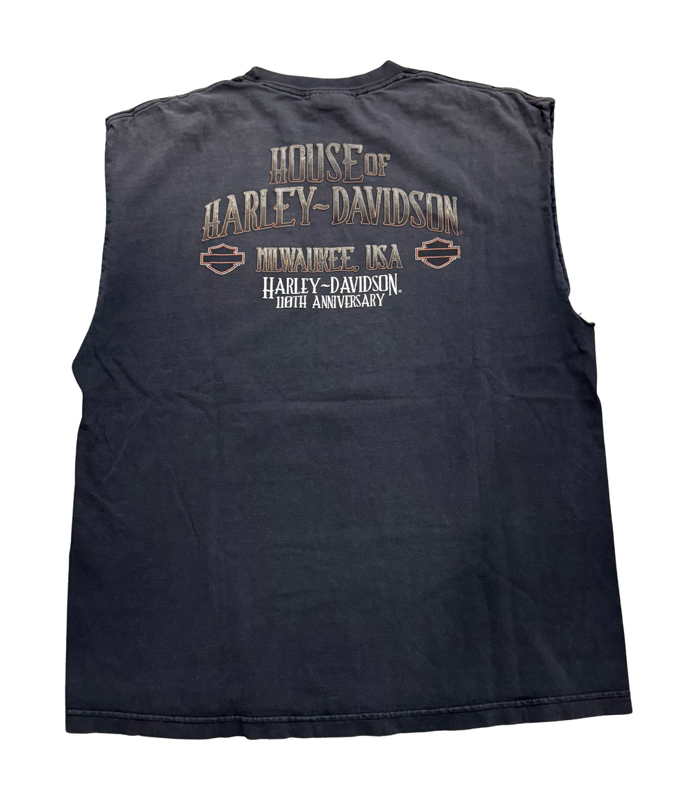 Harley Davidson 'House of Harley Davidson' Vintage Cut Off Tee