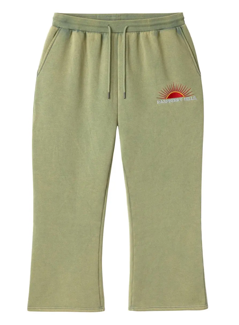 Gold + Vintage Gallery Raspberry Hills 'Casamigos' Olive Sweat Pants