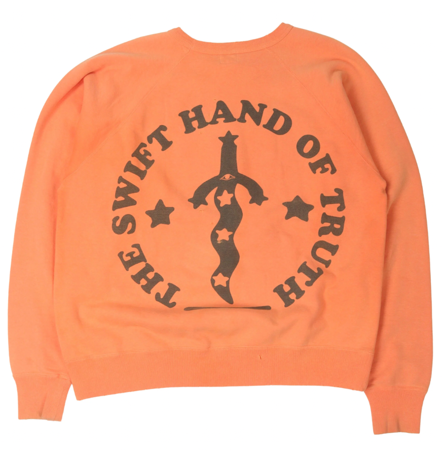 Saint Michael 'Justice' Orange Crewneck