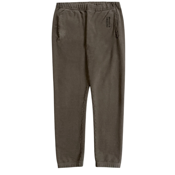 Chrome Hearts 'Y Not' Embroidered Vertical Logo Sweatpants
