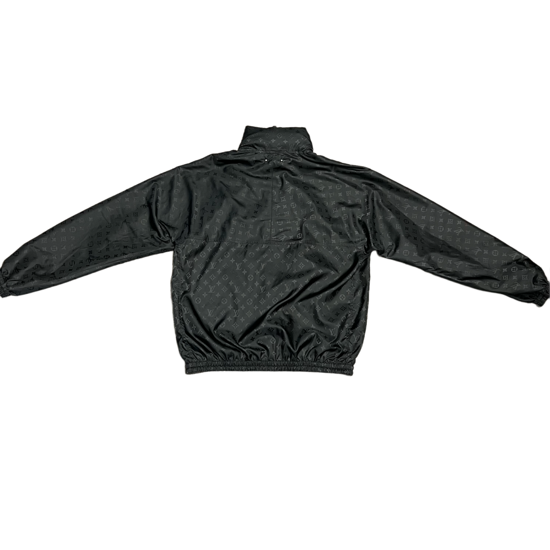 Louis Vuitton 'Black' Monogram Reversible Windbreaker Jacket Nylon