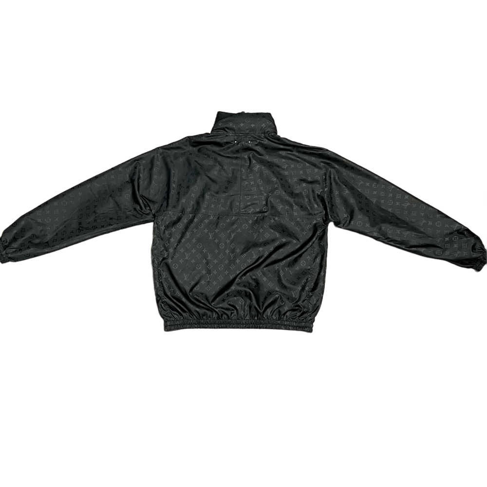 Louis Vuitton 'Black' Monogram Reversible Windbreaker Jacket Nylon