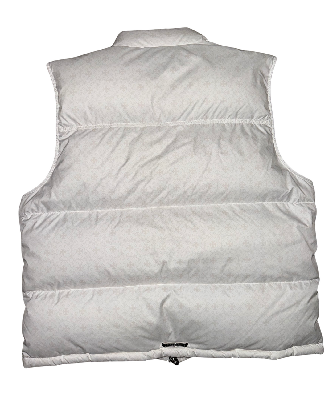 Chrome Hearts 'White' Monogram Puffer Vest