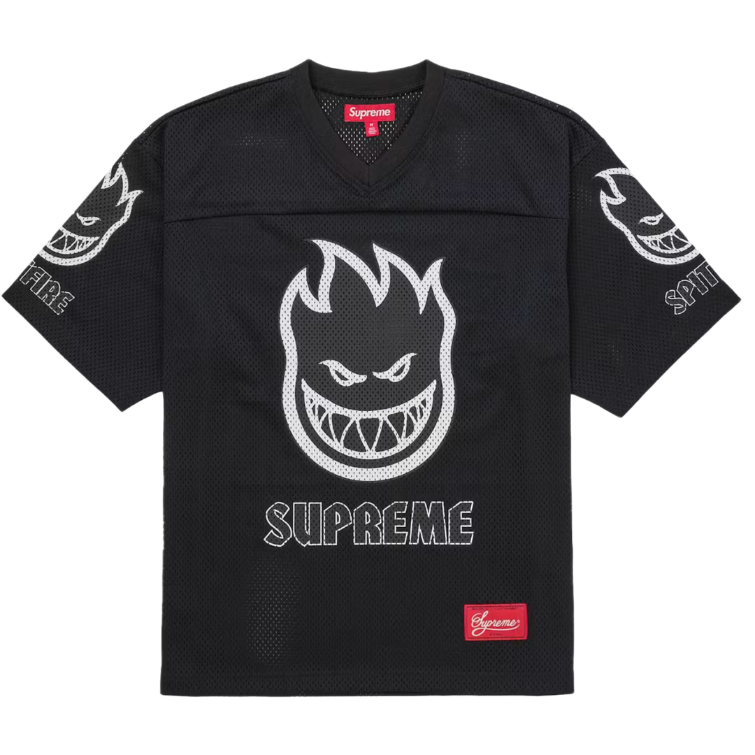 Supreme x Spitfire 'Black' Football Jersey