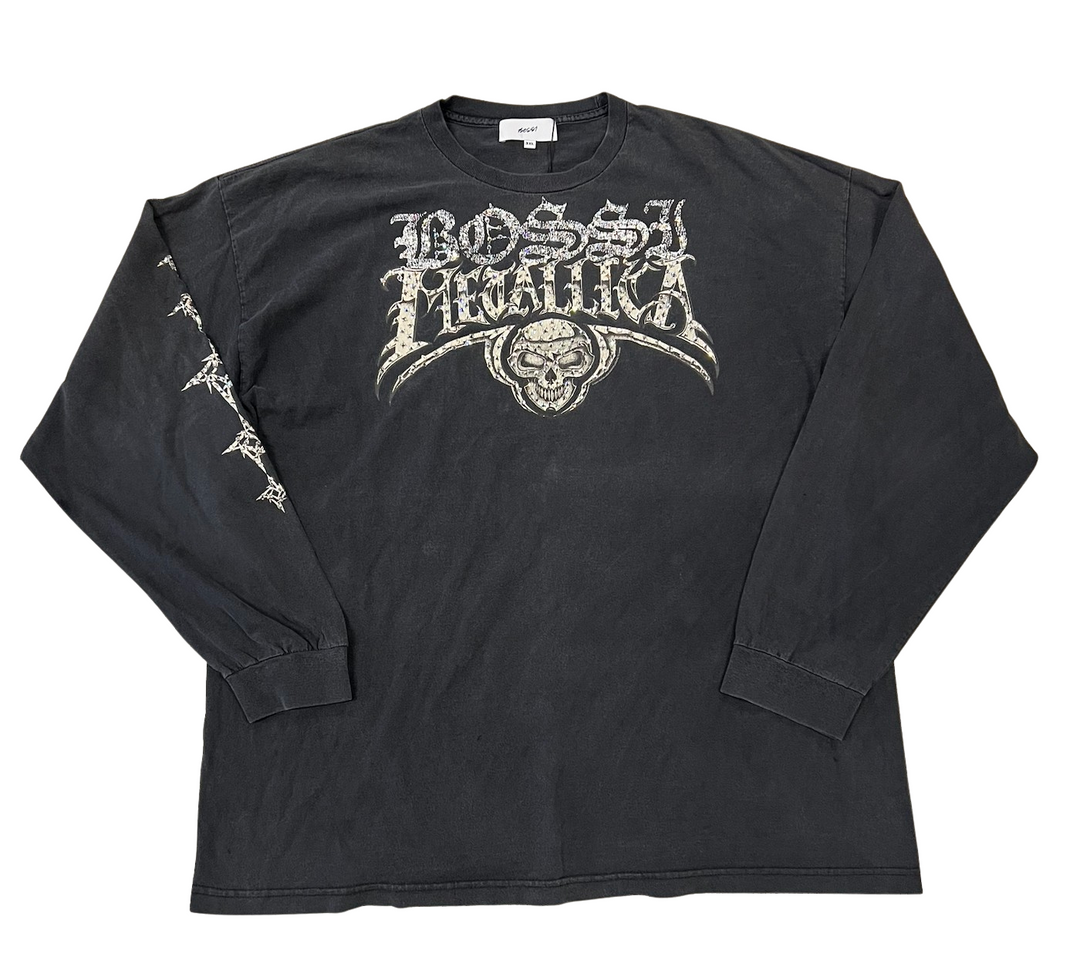 Bossi 'Metallica' Vintage Rhinestone Longsleeve Tee