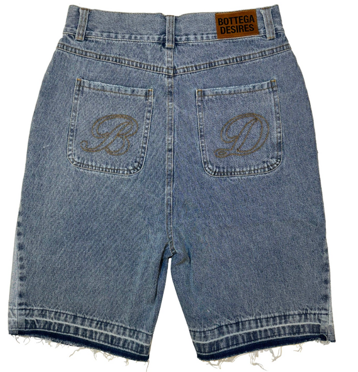 Bottega Desires 'Blue' Denim Shorts