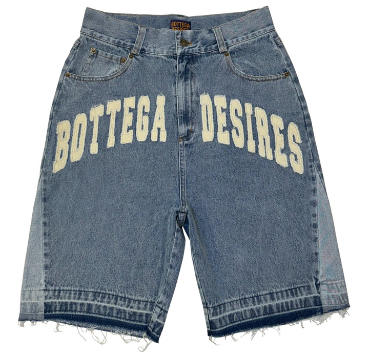 Bottega Desires 'Blue' Denim Shorts