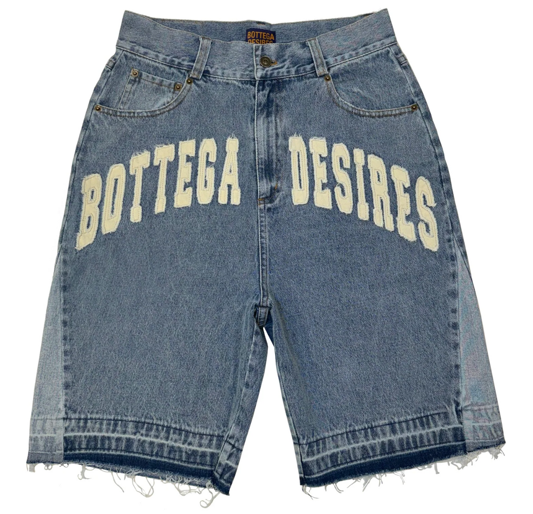 Bottega Desires 'Blue' Denim Shorts