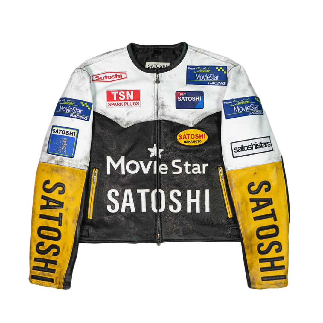 Satoshi Nakamoto 'Movie Star' Leather Jacket