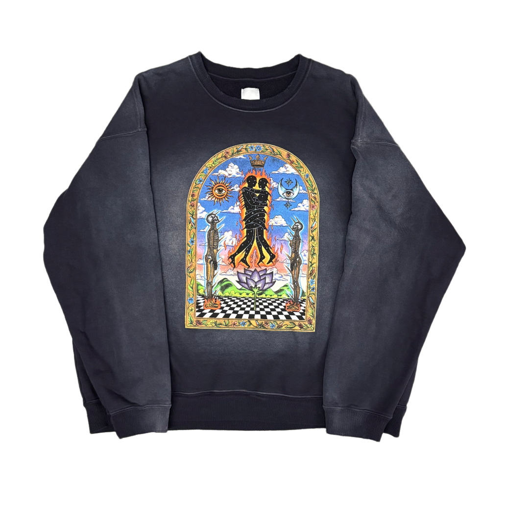 Alchemist 'The Lovers Black' Crewneck Sweatshirt