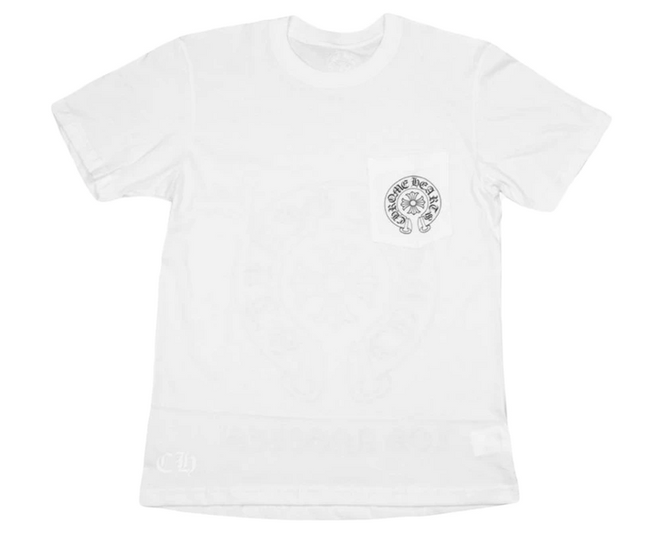 Chrome Hearts 'Horseshoe Logo' White Tee