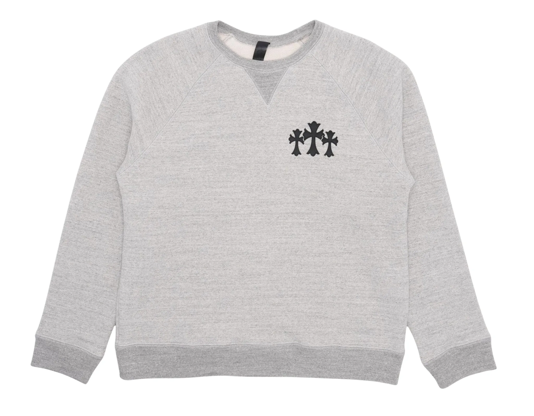 Chrome Hearts 'Grey' Seven-11 CH Crewneck