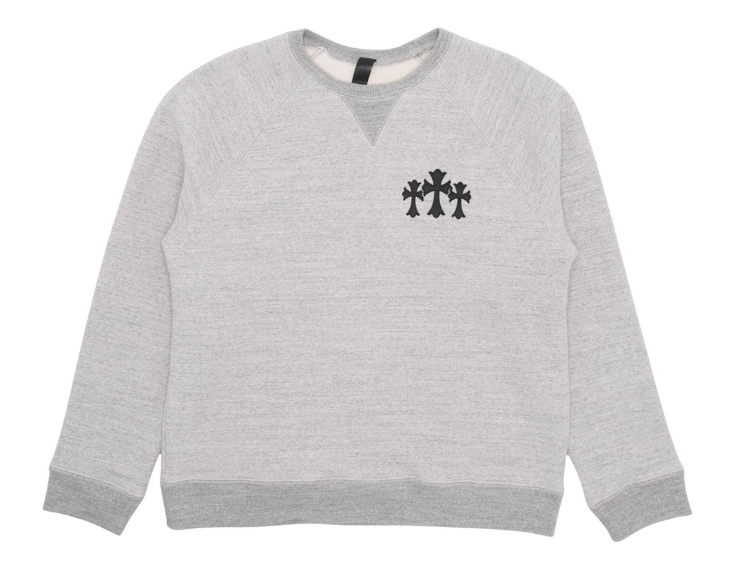 Chrome Hearts 'Grey' Seven-11 CH Crewneck
