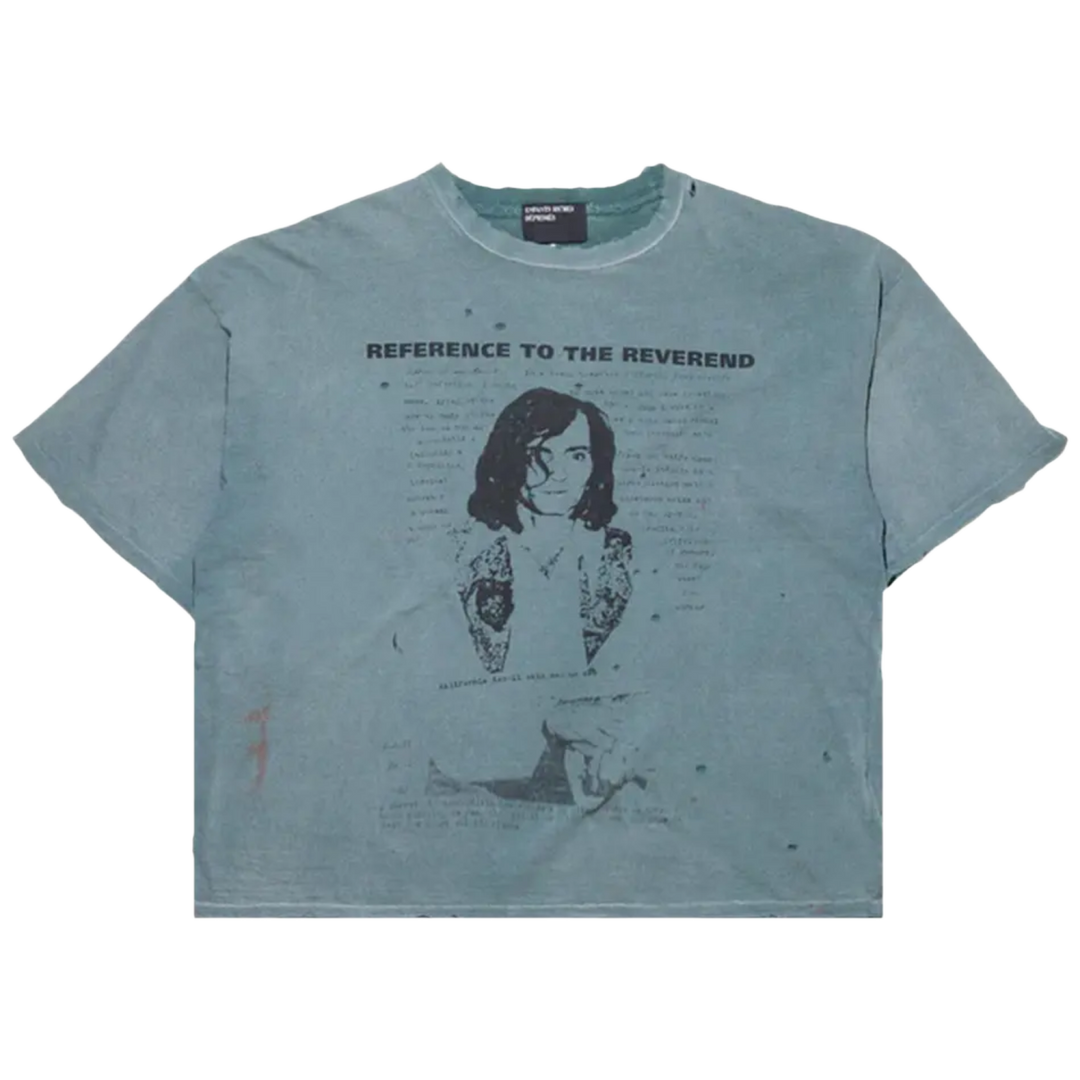 Enfants Riches Deprimes Reverend Tee 'Thrashed Teal'