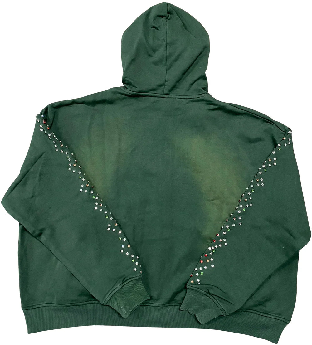 Happy Memories Don't Die HMDD 'Crystal' Green Zip Up Hoodie