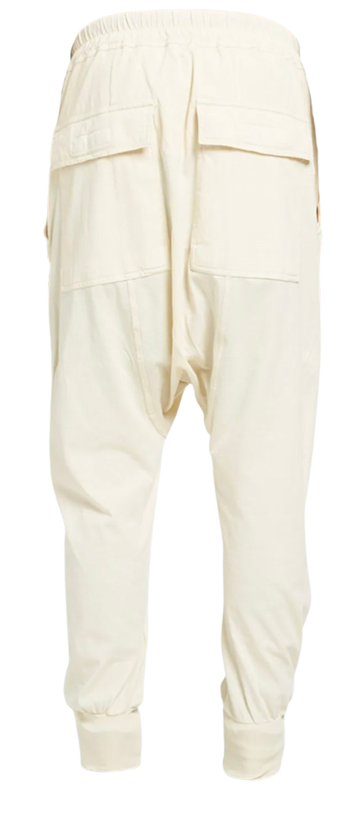 Rick Owens DRKSHDW 'Prisoner' Drawstring Natural Pants