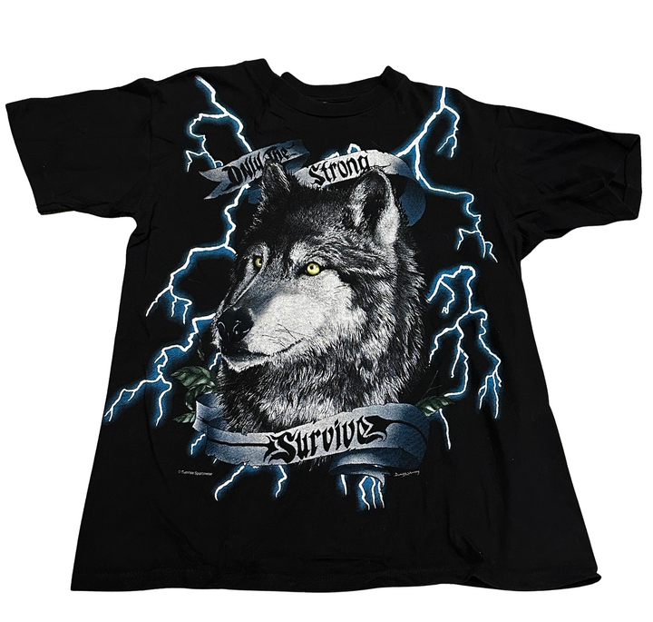 American Thunder 'Only The Strong Survive' Vintage Tee