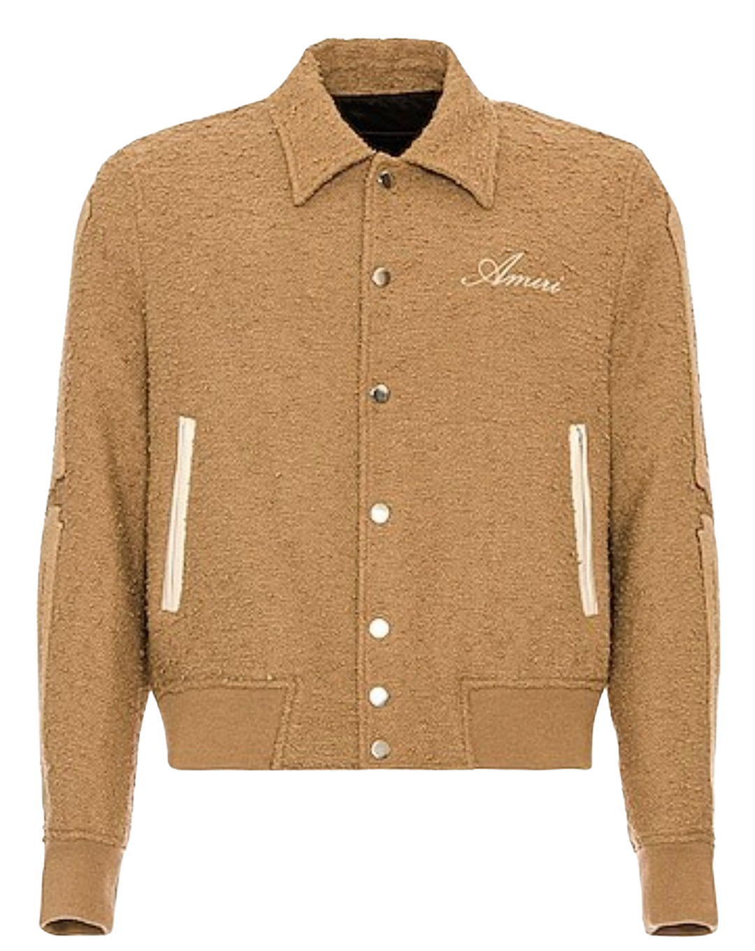 Amiri Bones Tan Varsity Jacket