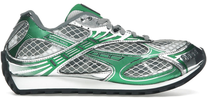 Bottega Veneta 'Silver Parakeet' Orbit Sneakers