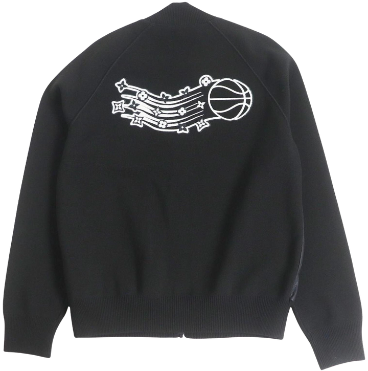 Louis Vuitton x NBA 'Black' Leather Jacket