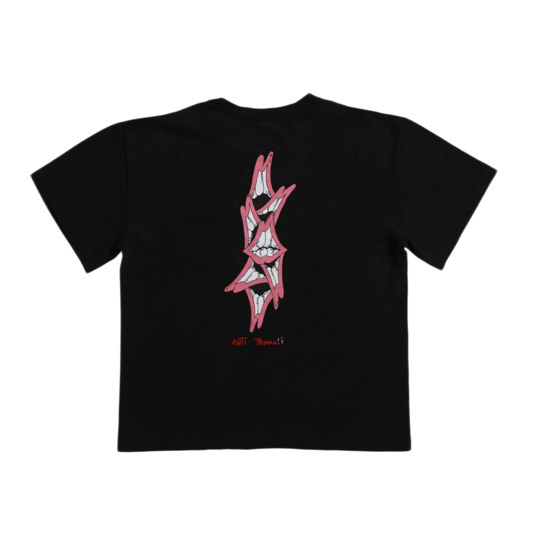 Matty Boy Anti-Promo 'Pink Chomper' Black Tee