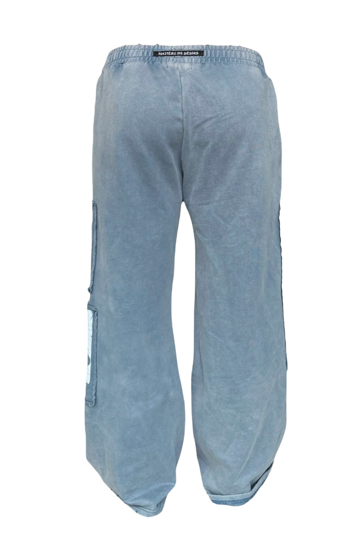 Matière De Dèsirs 'Washed Blue' Encore Sweatpants