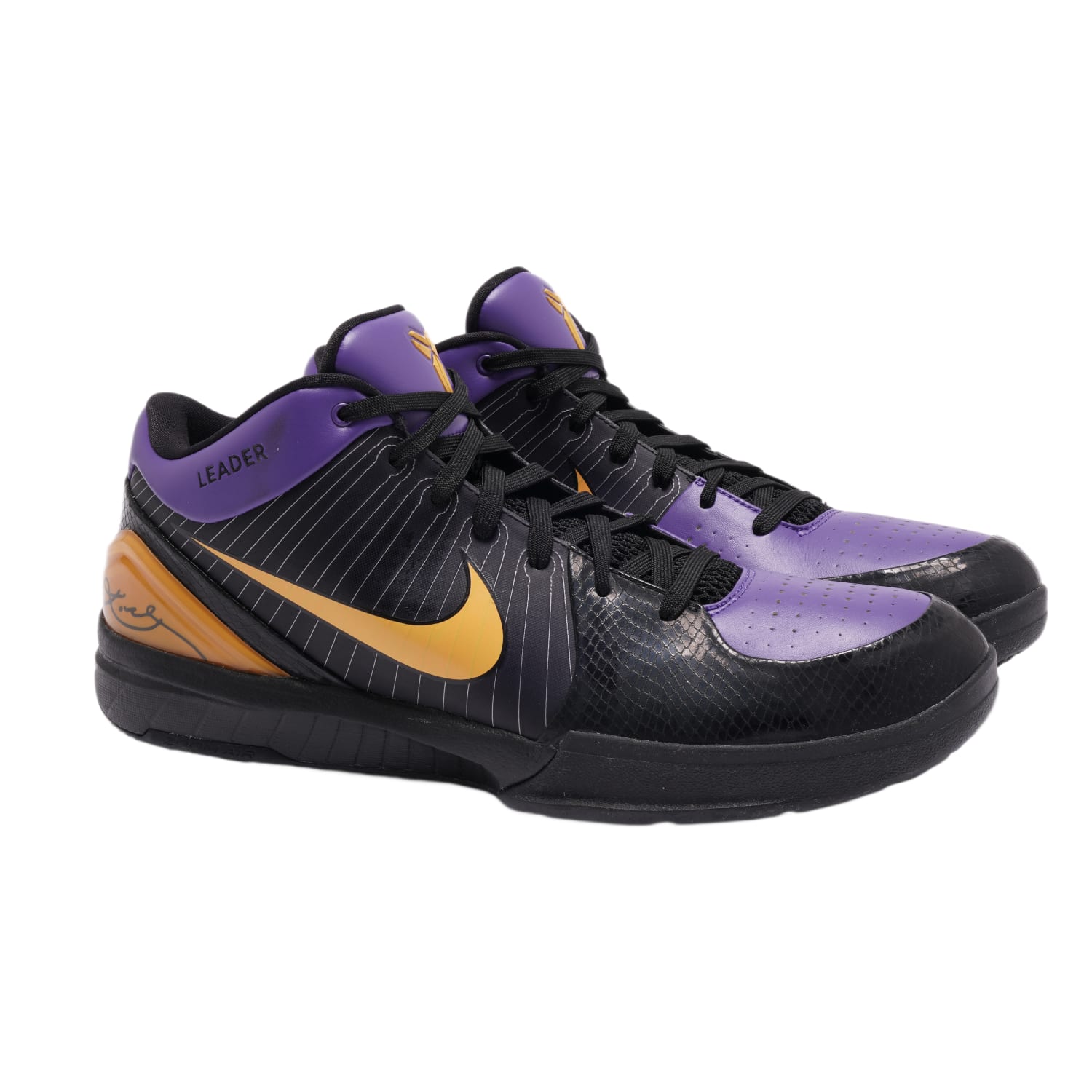 Nike Kobe 4 ID Black Yellow Purple – Showroom LA