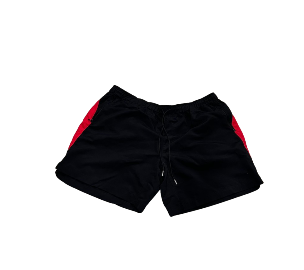 Hellstar 'Black Red' Nylon Shorts