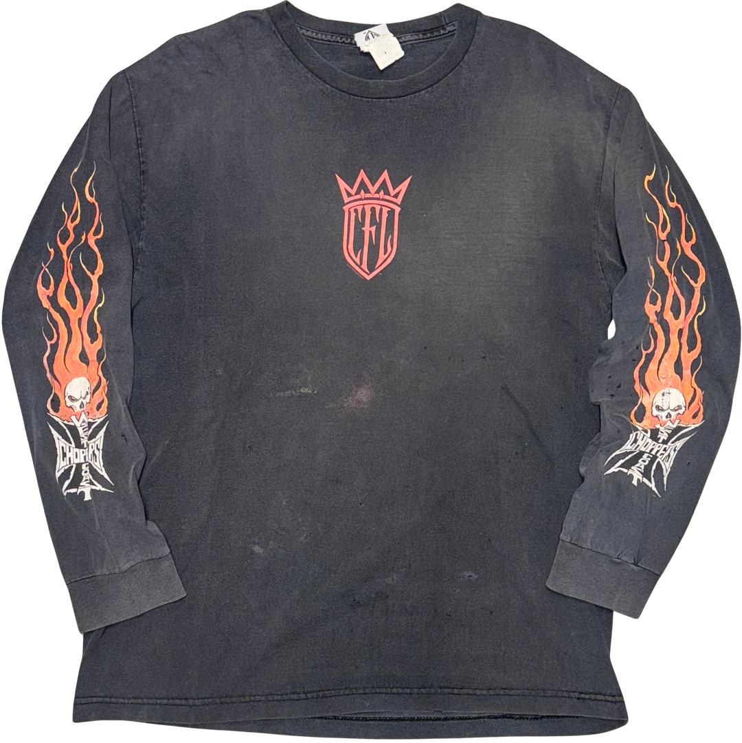 West Coast Choppers 'CFL' Black Vintage Longsleeve Tee