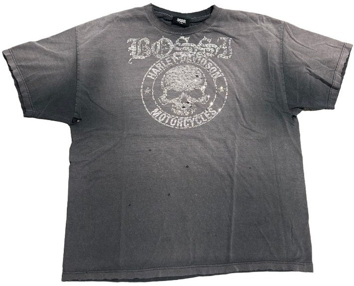 Bossi 'Fort Worth, TX Skull' Rhinestone Vintage Tee