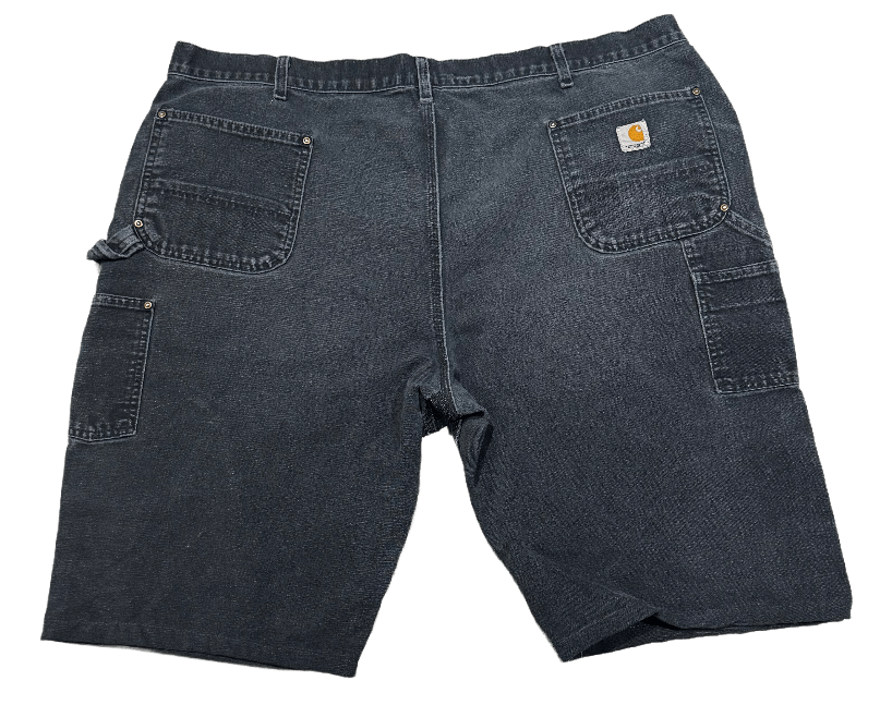 Carhartt Double Knee Thrashed Carpenter Jean Shorts Navy