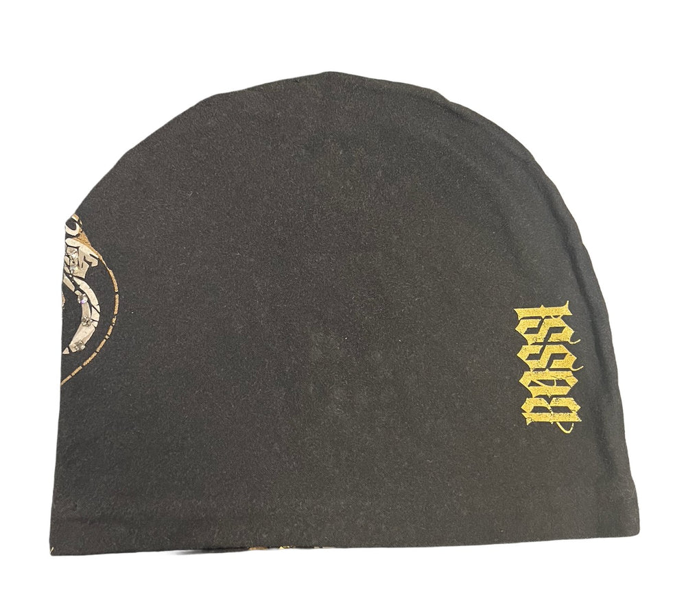 Bossi 'Brown Bike' Rhinestone Vintage Beanie