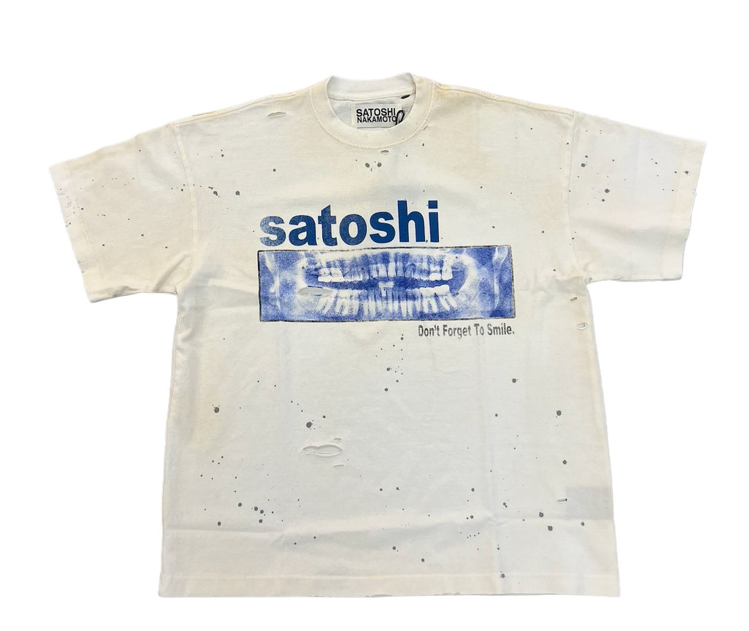 Satoshi Nakamoto 'Don't Forget To Smile' Tee