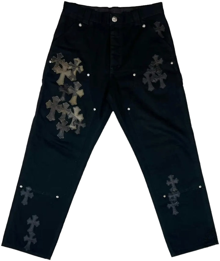 Chrome Hearts 'Camo/Black' Double Carpenter Pants
