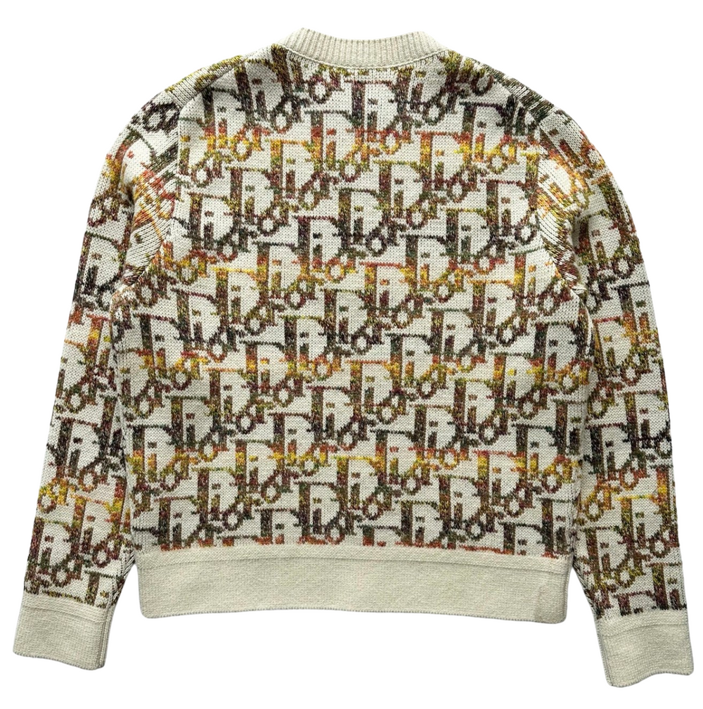 Dior Oblique 'Multicolor' Beige Crewneck Sweater