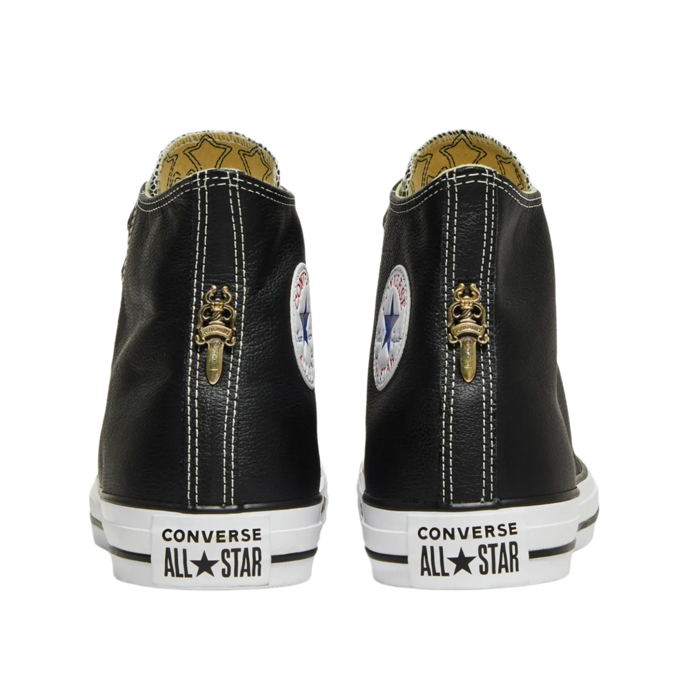 Chrome Hearts Converse Black Patch