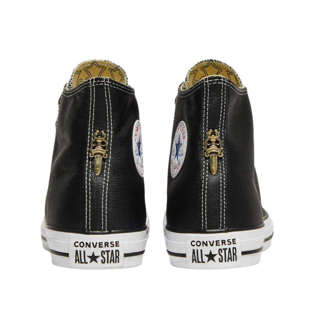 Chrome Hearts Converse Black Patch