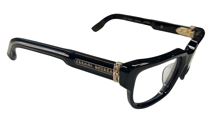 Chrome Hearts '2 Thick' Black Glasses