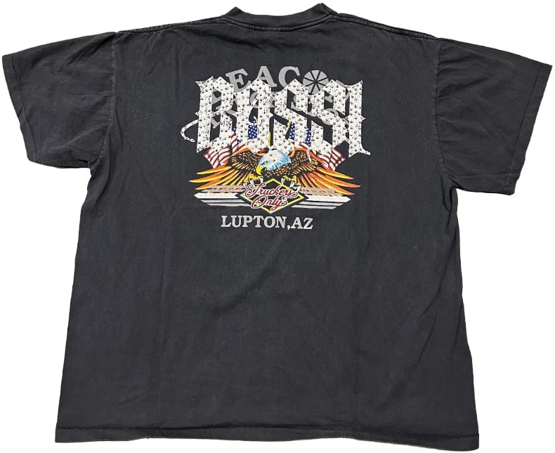 Bossi 'Easy Riders Truckers Only' Rhinestone Vintage Tee