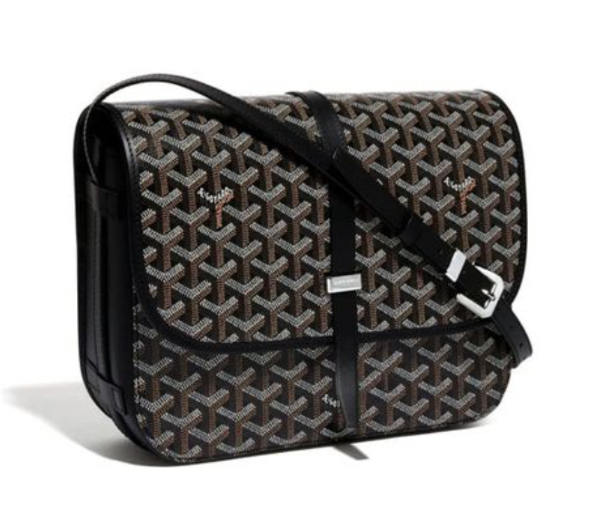 Goyard 'Black' Belvedere MM Bag