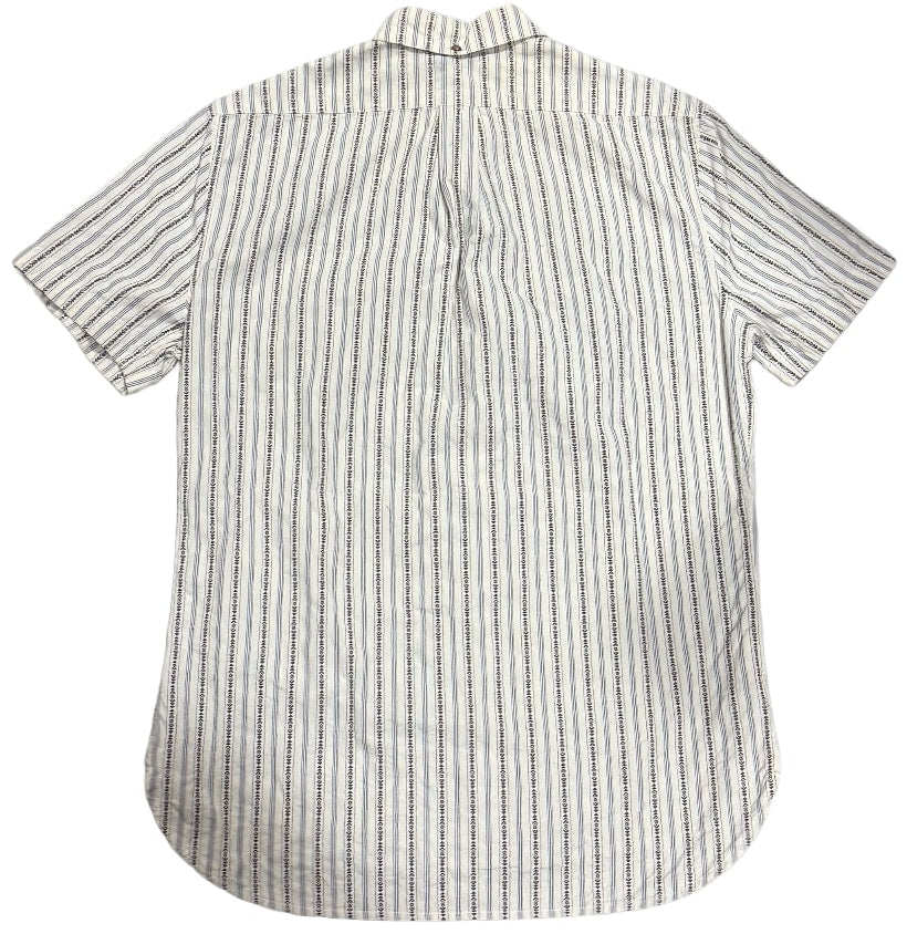 Chrome Hearts 'Striped' Short Sleeve Button Up