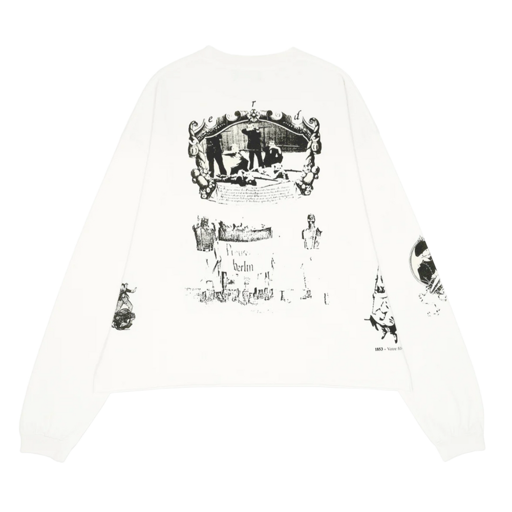 Enfants Riches Déprimés 'Napoleon' White Longsleeve Tee