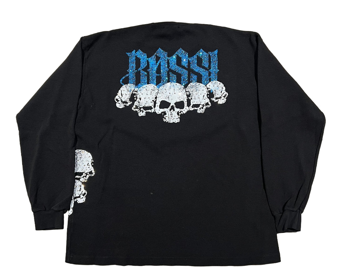 Bossi 'Blue Logo' Black Thermal Longsleeve