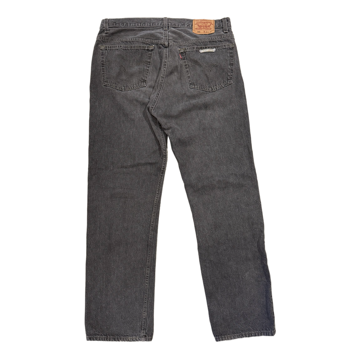 Chrome Hearts 'Grey Wash' Silver Hardware Jeans