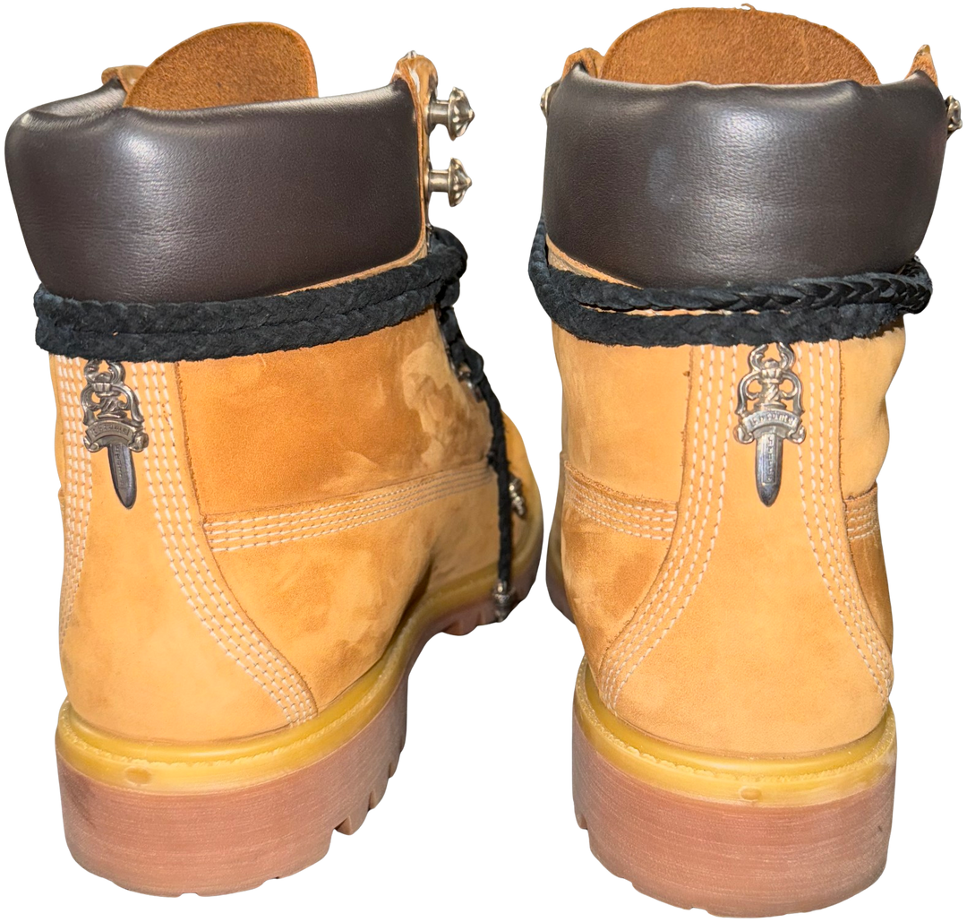Chrome Heart x Timberland 'Dagger Heel' Wheat Boots