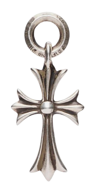 Chrome Hearts 'Cemetery' Tiny Cross Pendant