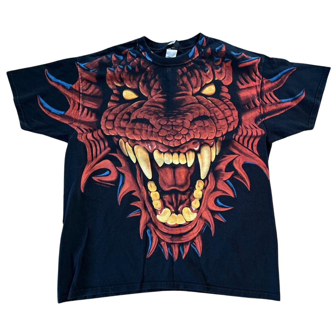 Liquid Blue 'Red Dragon' Vintage 90s Tee